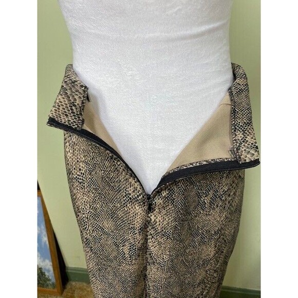 Vintage New York City Design Co Women's Size 12 Snakeskin Print Pencil Skirt - Picture 5 of 8